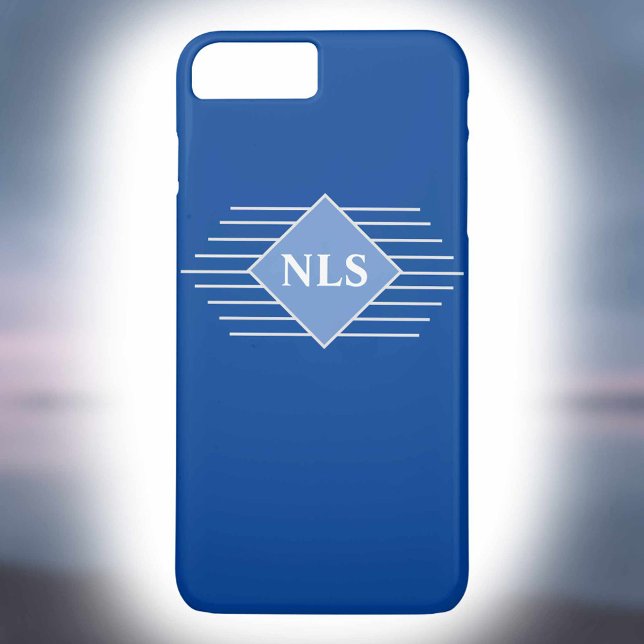 Capa Para iPhone, Case-Mate Iniciais de Monograma Elegante em um inteligente (Criador carregado)