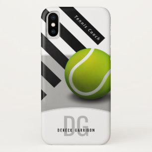 Capa Para iPhone Da Case-Mate Iniciais do treinador de tênis profissional