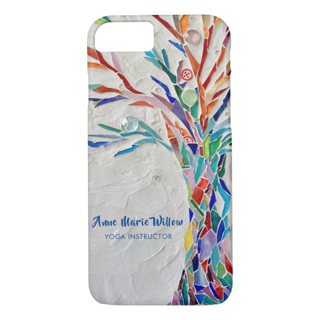 Capa Para iPhone, Case-Mate Instrutor Rainbow Tree Yoga (Verso)