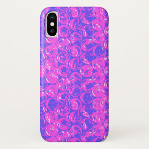 Capa Para iPhone Da Case-Mate Invólucro com bolhas de ar roxo do pop art