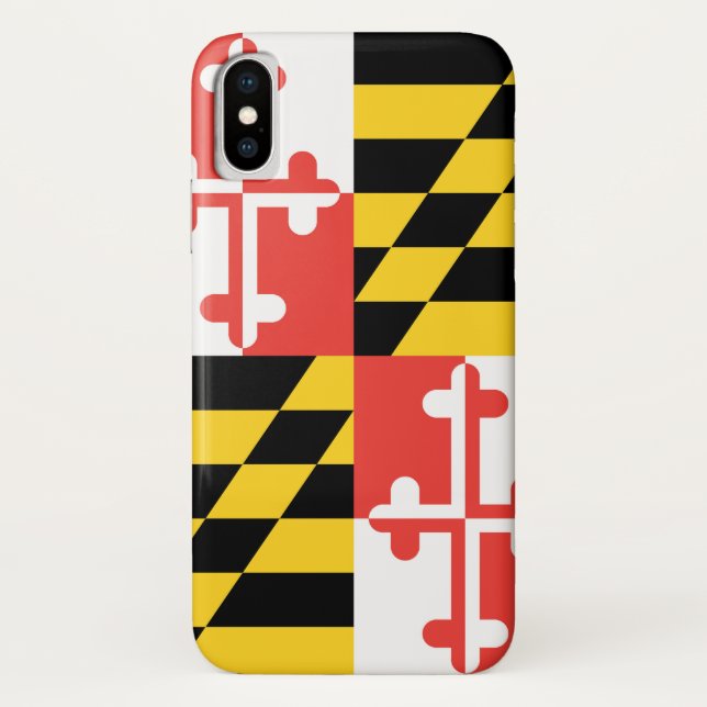 Capa Para iPhone, Case-Mate iPhone da bandeira de Maryland/caso do iPad (Verso)