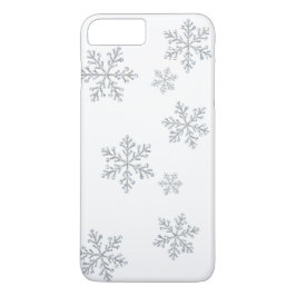 Capa Para iPhone Da Case-Mate iPhone de cristal Sparkly 7 dos flocos de neve