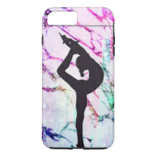 Capa iPhone 8 Plus/7 Plus iPhone de mármore 8 de Apple da ginástica mais o