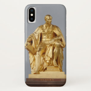 Capa Para iPhone Da Case-Mate iPhone Dourado X de Apple da estátua, mal lá