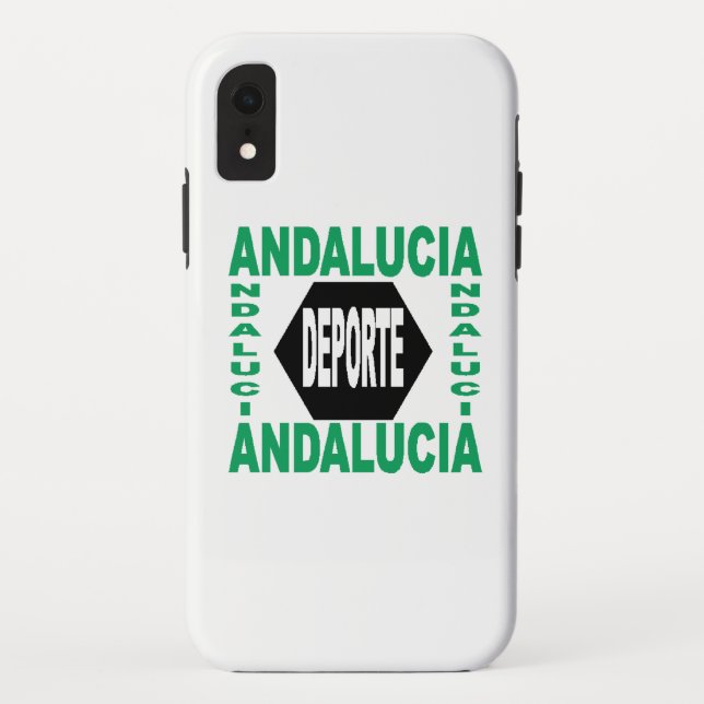 Capa Para iPhone, Case-Mate iPhone / iPad case Apple XR ANDALUCIA DEPORTE (Verso)