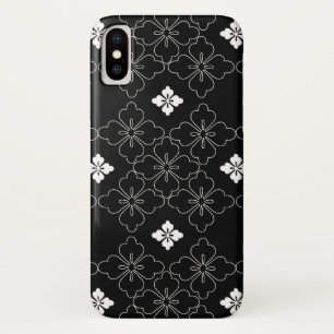 Capa Para iPhone Da Case-Mate iPhone / iPad de Azulejos Pretos e Brancos