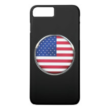 iPhone X/8/7 da bandeira dos EUA mais mal lá o