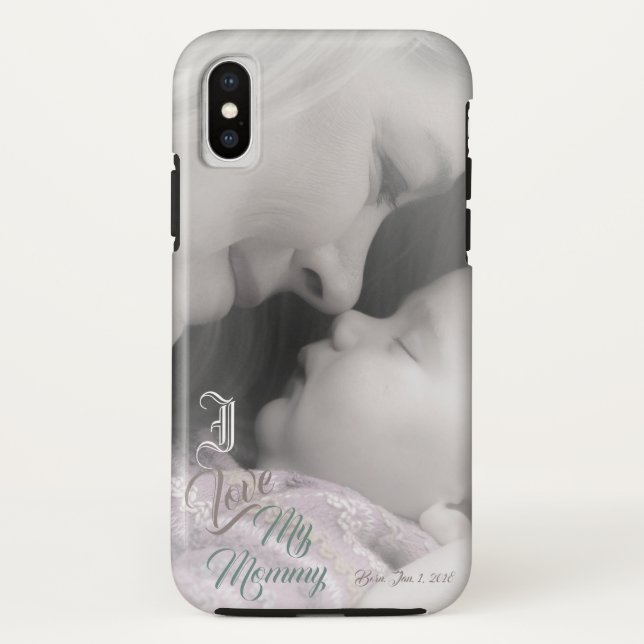 Capa Para iPhone, Case-Mate Iphone X esperando presente da mãe (Verso)