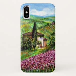Capa Para iPhone Da Case-Mate IRISES NA TÚSCULA,Paisagem de Campos de Flor Roxo