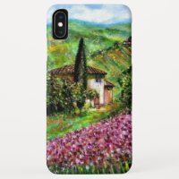 IRISES NA TÚSCULA,Paisagem de Campos de Flor Roxo