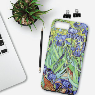 Capa iPhone 8 Plus/7 Plus Irises Paisagem Vincent van Gogh
