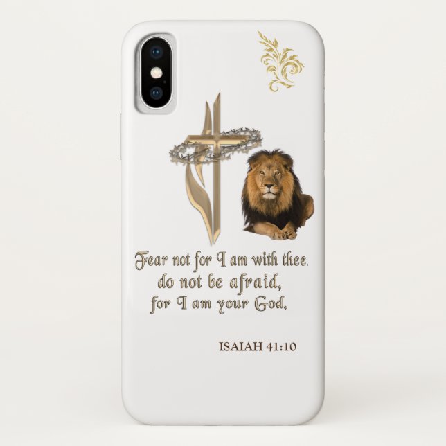 CAPA PARA iPhone, Case-Mate  ISAIAH 41:10 (Verso)