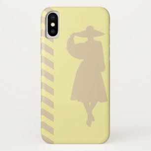 Capa Para iPhone Da Case-Mate Ivory Cream Neutral Chevrons Fashion
