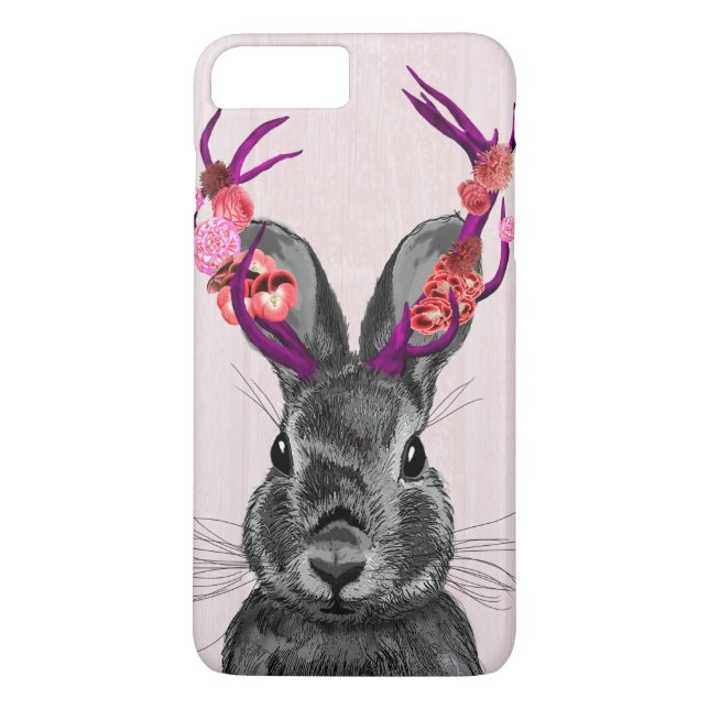 Capa Para iPhone, Case-Mate Jackalope com Antlers Rosa 2 (Verso)