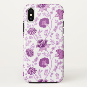 Capa Para iPhone Da Case-Mate Jacobean Floral Big Pattern Pinks em Branco