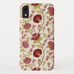 Capa Para iPhone Da Case-Mate Jacobean Floral Big Pattern Reds Pinks Dourado Cre