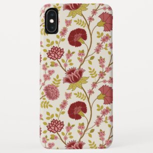Capa Para iPhone Da Case-Mate Jacobean Floral Big Pattern Reds Pinks Dourado Cre