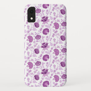 Capa Para iPhone Da Case-Mate Jacobean Floral Repetir Padrão Pinks em Branco