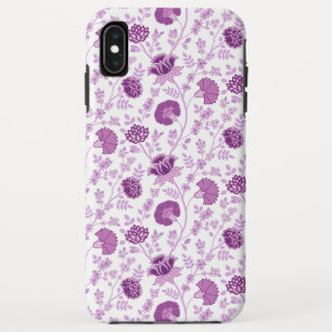 Capa Para iPhone Da Case-Mate Jacobean Floral Repetir Padrão Pinks em Branco