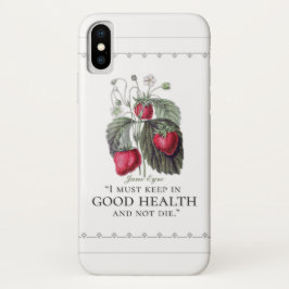 Capa Para iPhone Da Case-Mate Jane Eyre - Fique Em Boa Saúde - Morangos