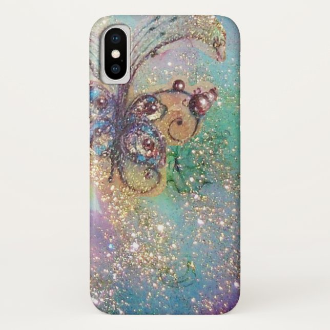 CAPA PARA iPhone, Case-Mate  JARDIM DA PLANTA DE MANTEIGA MÁGICA DE SOMBRA PERD (Verso)