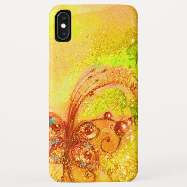 CAPA PARA iPhone, Case-Mate  JARDIM DA PLANTAMAGIA DE BORBOLETA DAS SOMBRAS PER (Verso)