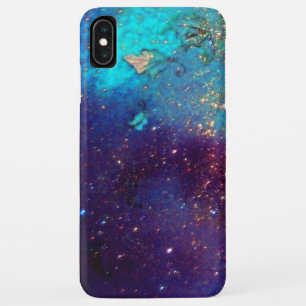 Capa Para iPhone XS Max JARDIM DAS SOMBRAS PERDIDAS - Turquesa Azul