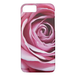 Capa iPhone 8/7 Jardim de flores de aquarela rosa-rosa-rosa
