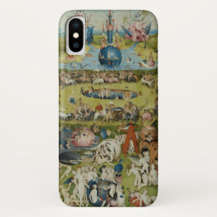 Capa Para iPhone X Jardim de prazeres terrestres, 1490-1500