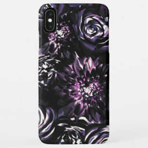 Capa Para iPhone Da Case-Mate Jardim Escuro Flores Encantadoras de Glamour Roxo