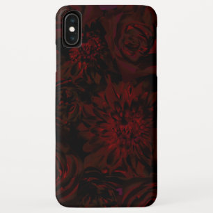 Capa Para iPhone Da Case-Mate Jardim Escuro Flores Vermelhas Românticas Glamour