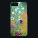 Capa iPhone 8/7 Jardim Flor Gustav Klimt<br><div class="desc">capas de iphone com a pintura a óleo do Jardim Flor de Gustav Klimt (1906). Um belo jardim de flores roxas,  vermelhas,  brancas,  azuis e laranja. Um presente de excelente para fãs de Arte Nouveau e de Arte Austríaca.</div>
