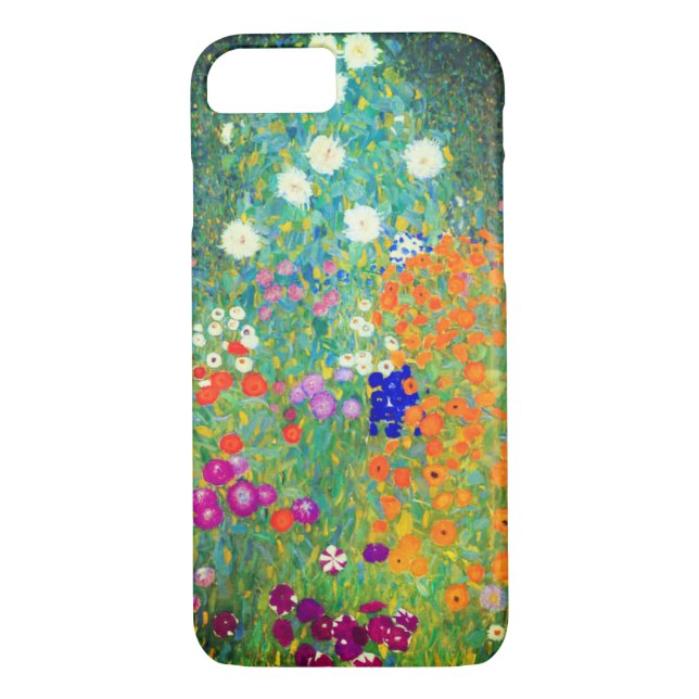 Capa Para iPhone, Case-Mate Jardim Flor Gustav Klimt (Verso)