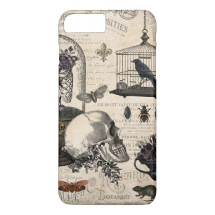 Capa Para iPhone Da Case-Mate Jardim moderno do Dia das Bruxas do vintage
