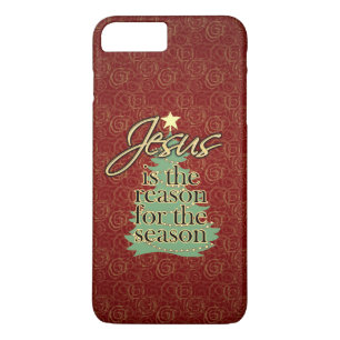 Capa iPhone 8 Plus/7 Plus Jesus é o Natal do cristão da razão