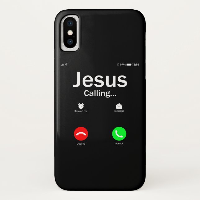 Capa Para iPhone, Case-Mate Jesus Está Ligando (Verso)