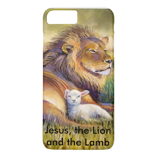 Capa Para iPhone, Case-Mate Jesus, o leão e o cordeiro (Verso)