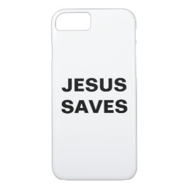 Capa iPhone 8/7 "Jesus salva" inspiração