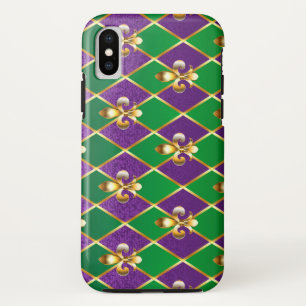 Capa Para iPhone Da Case-Mate Jewelry Background Mardi Gras