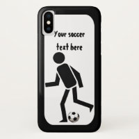 Jogador de futebol e costume de bola em preto e br