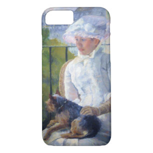 Capa iPhone 8/7 Jovem Menina e Seu Cachorro, Mary Cassatt