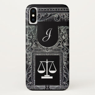 Capa Para iPhone Da Case-Mate JUSTIÇA,ATTORNEY Monograma Black