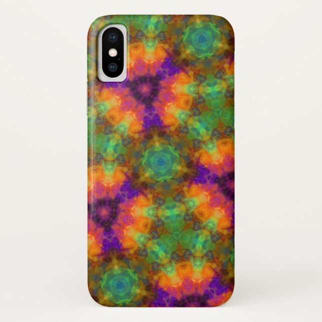 Capa Para iPhone, Case-Mate Kaleidoscópio Colorido Padrão Geométrico (Verso)