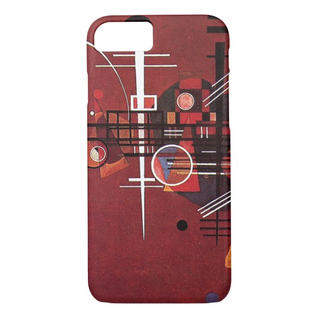 Capa Para iPhone, Case-Mate Kandinsky - Vermelho Nulo, abstrato (Verso)