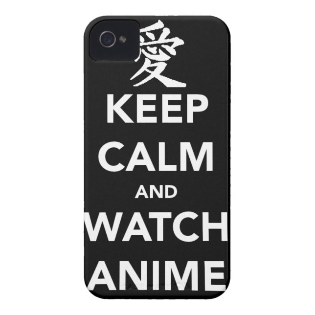Capa Para iPhone, Case-Mate Keep Calm and Watch Anime (Traseira)