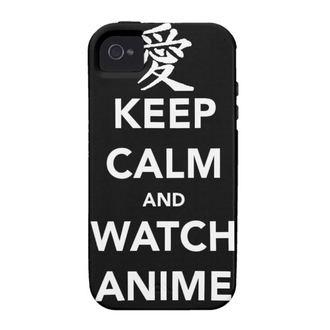 Capa Para iPhone, Case-Mate Keep Calm and Watch Anime (Traseira)
