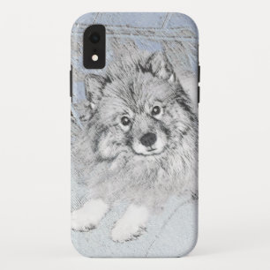 Capa Para iPhone Da Case-Mate Keeshond Beth Painting - Cute Original Dog Art