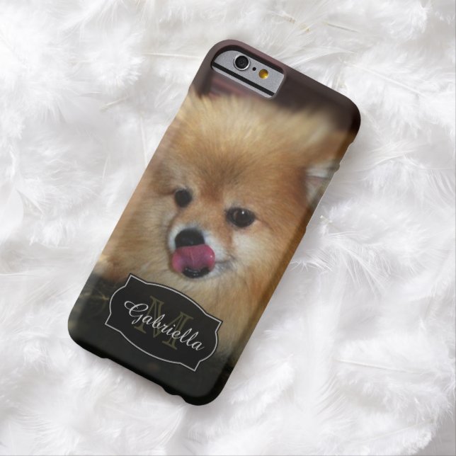 Capa Para iPhone, Case-Mate Kisses da Pomerânia: Personalizado: Caso do iPhone (In Loco)