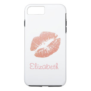 Capa Para iPhone Da Case-Mate Lábios cor-de-rosa personalizados simples do