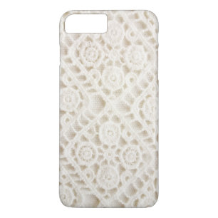 Capa Para iPhone Da Case-Mate Lace de crochê esbranquiçado
